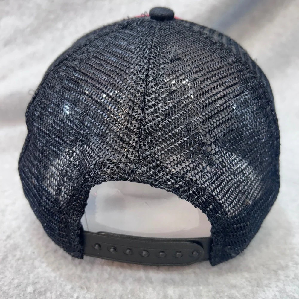 BMX Rider Kids Red Black Drew Pearson Trucker Hat Snapback X Games Youth